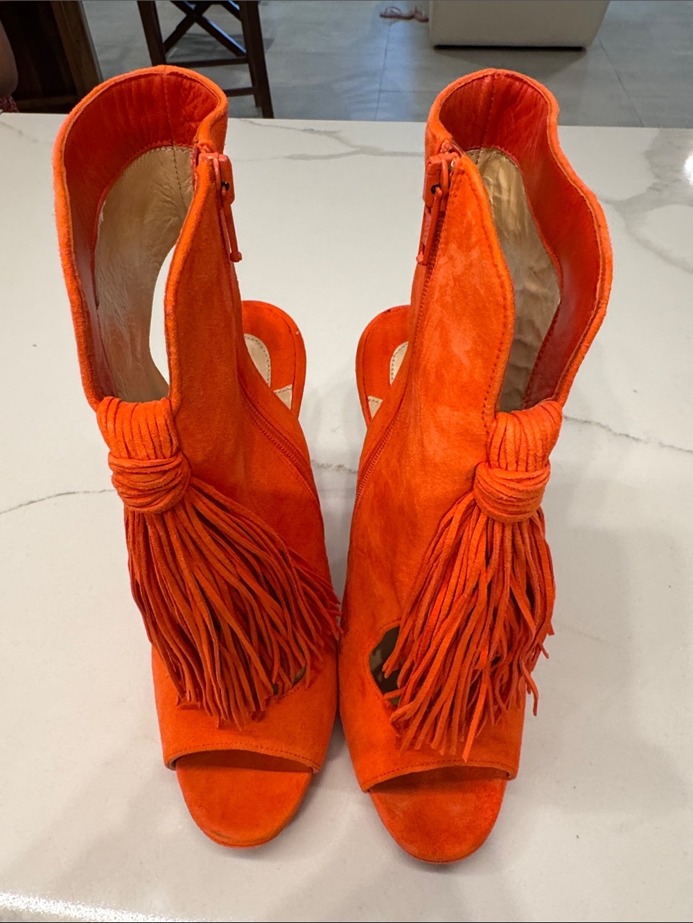 Christian Louboutin Ottoka Fringe Booties - Picture 1 of 3
